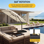 10x10FT Cantilever Outdoor Umbrella - Image 5