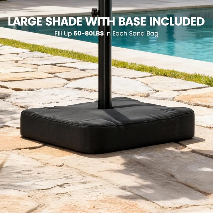 10FT Outdoor Patio Umbrella - Image 3