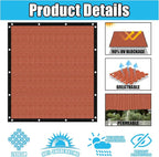 Amagenix 90% Pergola Shade Cover 4' X 12' Sun Shade Cloth - Image 3