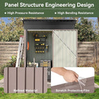 Aoxun 5x3 Ft Outdoor Storage Cabinet - Image 7