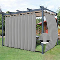 Easy-Going Outdoor Patio Curtains 2 Panels, 110x120 inch, Light Grey | Privacy by Easy-Going