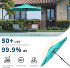 10FT Patio Umbrella, Outdoor Umbrella - Image 3