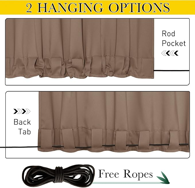 NICETOWN Windproof Outdoor Curtains - Image 8