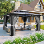 Aoxun 12'x14' Hardtop Gazebo - Image 2