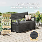 80 Gallon Lockable Deck Bench - Image 4