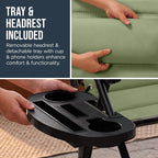 Best Choice Products Oversized Padded Zero Gravity Chair w/Canopy Headrest Cup - Image 9