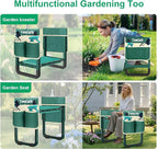 TomCare Garden Kneeler and Seat, 11.14" Kneeling Pad Sturdy Garden Bench | - Image 3