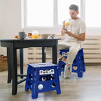 Delxo Folding Step Stool 13 Inch, 300 Lbs Step Stool - Image 5