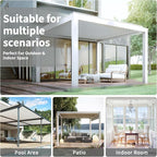Easy-Going 100% Waterproof Outdoor Curtains 110x96 inch, Dark Grey | Windproof - Image 6