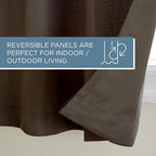 TOWN & COUNTRY ΒASICS Cabana Solid Heavyweight Indoor Outdoor Curtains - Image 6
