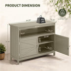 HIPS All-Weather Outdoor Storage Cabinet, Outdoor Sideboard - Image 2