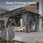 Aoxun Gazebo 10x14 Hardtop Gazebo - Image 5