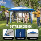 CROWN SHADES 13x13 Pop Up Gazebo, Outdoor Gazebo - Image 3