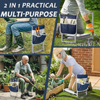 Garden Kneeler and Seat, 10.2" Wider Heavy Duty Thick - Image 7