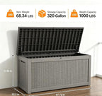 320 Gallon Outdoor Storage Box, Package Delivery Box - Image 2