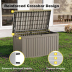 ROJIK Outdoor Storage Housing Deck Box, Waterproof Patio Furniture, Garden Tools - Image 5