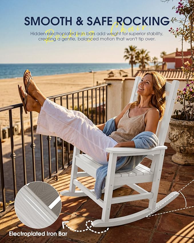 Oversized Outdoor Rocking Chair - Image 9