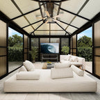 12x14 Sunroom Gazebo, Enclosed Outdoor Solarium - Image 7
