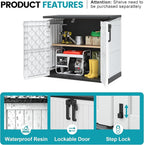 LHBcraft Outdoor Storage Cabinet 36 Cu Ft - Image 2