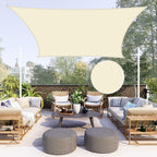 Neween Waterproof Sun Shade Sail Square UV Block Canopy by Neween