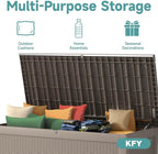 260 Gallon Waterproof Outdoor Storage Box, UV Resistant Resin Deck Box - Image 5