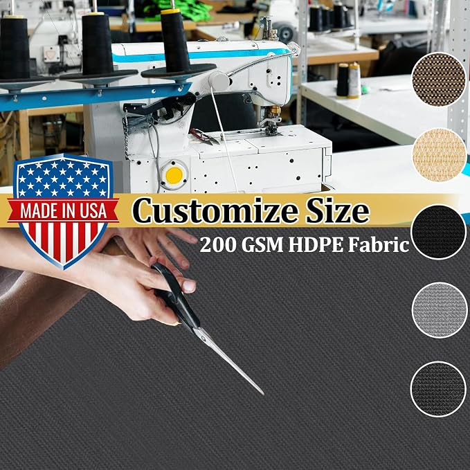 Shade&Beyond Customized Size 16' X 17' Shade Cloth - Image 3