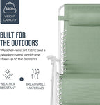 Best Choice Products Set of 2 Extra Wide Adjustable Steel Mesh Zero Gravity - Image 6