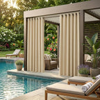 Waterproof Outdoor Curtain W84 x L84 - Image 2