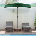Half Patio Umbrella - 9ft Outdoor Patio Canopy - Condo - Image 6