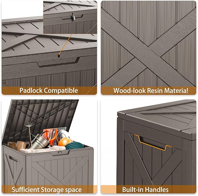 ROJIK Outdoor Storage Housing Deck Box - Image 4