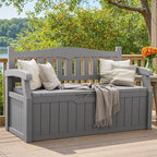 Greesum 80 Gallon Storage Bench Outdoor Deck Box - Image 2