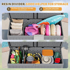 Flamaker Resin Deck Box 270 Gallon, XXL Waterproof Storage Box - Image 5
