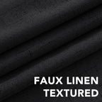 H.VERSAILTEX Linen Curtains 100% Blackout Curtains - Image 4