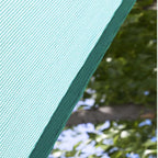 Amgo Custom Size 10' x 11' x 14.9' Turquoise Triangle Sun Shade Sail UPF50+ - Image 9
