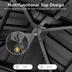 Aoxun Gazebo 12x12 Hardtop Gazebo - Image 7