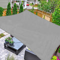AsterOutdoor Sun Shade Sail Rectangle 8' x 12' UV Block Canopy by AsterOutdoor