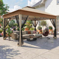 COBIZI 13x13 Pop Up Canopy Tent Gazebos On Clearance Upgrade Metal Outdoor by COBIZI