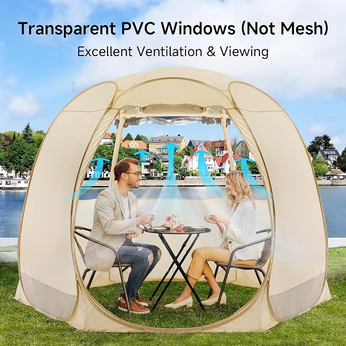 Alvantor Pop Up Screen House Tent, Instant Outdoor Gazebo - Image 3