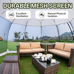 Alvantor Pop Up Screen House Tent, Instant Outdoor Gazebo - Image 3