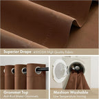 MIULEE Mocha Brown 100% Blackout - Image 7