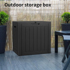 31 Gal Deck Box Waterproof Indoor Outdoor Storage Box | Resin storage bin - Image 4