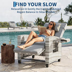 Outdoor Recliner Chair, Reclining Patio Chairs - Image 8