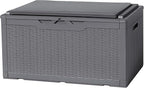Flamaker Deck Box 98 Gallon Waterproof Resin Storage Box by Flamaker