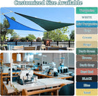 Shade&Beyond Custom Sun Shade Sail 13'x14'x19.1' Triangle Sun Sail Shades Patio - Image 2