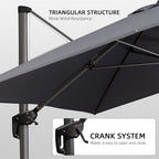 PURPLE LEAF Patio Umbrella - Image 7