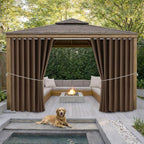 DIVA EN CAMINO DEC Outdoor Patio Curtain Waterproof Darkening Thermal Insulated by DivaenCamino