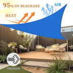 Shade&Beyond Custom Sun Shade Sail 9'x9'x12.7' Triangle Sun Sail Shades Patio - Image 2