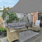 AsterOutdoor Sun Shade Sail Rectangle 6' x 10' UV Block Canopy - Image 8