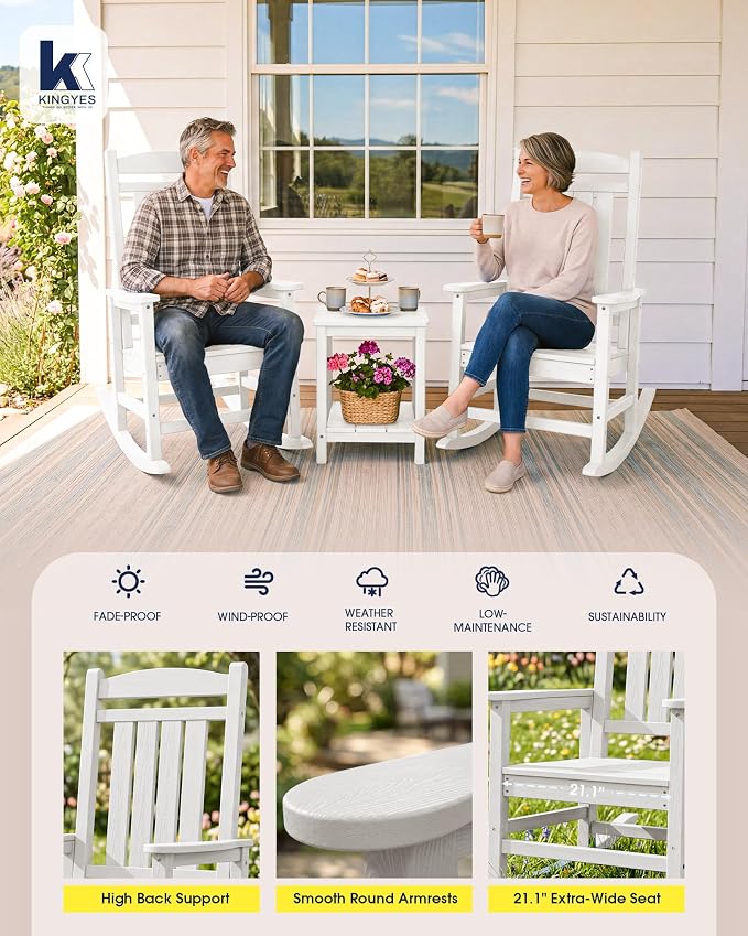 Oversized Outdoor Rocking Chair - Image 6
