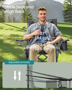 SONGMICS Camping Chair, Folding Oversized Chair, Comfortable and Heavy-Duty - Image 4